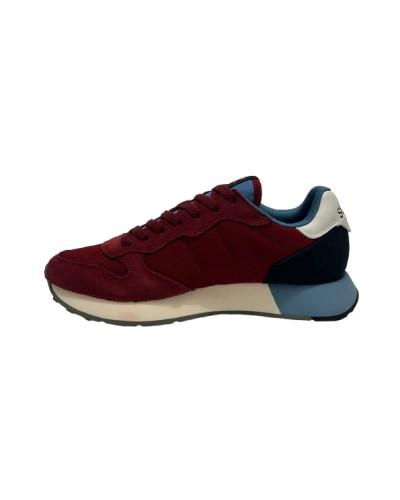 Sneaker Sun68 Jaki 2.0 Solid suede/ nylon 35 bordeaux U27SU03 Z46121