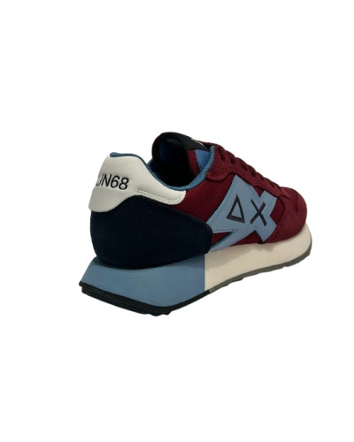 Sneaker Sun68 Jaki 2.0 Solid suede/ nylon 35 bordeaux U27SU03 Z46121