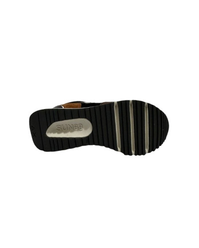 Sneaker Sun68 big Stargirl mix materials 11 nero D27SU04 Z46229