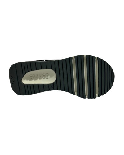 Sneaker Sun68 Big Ally leather 11 nero D27SU03 Z46217