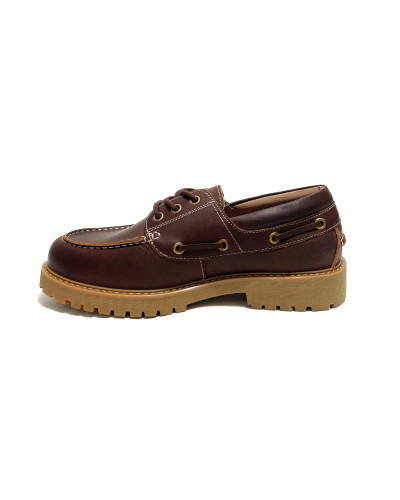 Mocassino uomo Liu-Jo Lander 01 pull up leather moka U27LJ06 7G6017 PX934