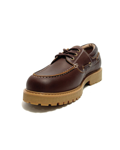 Mocassino uomo Liu-Jo Lander 01 pull up leather moka U27LJ06 7G6017 PX934