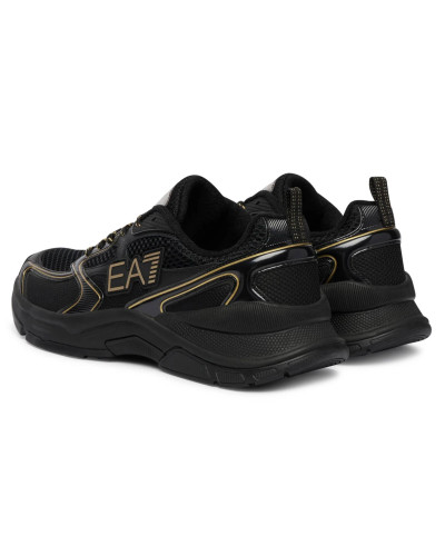 Sneaker EA7 Emporio Armani Predator triple black/ gold unisex U27EA03 X8X249 XK446 MZ177