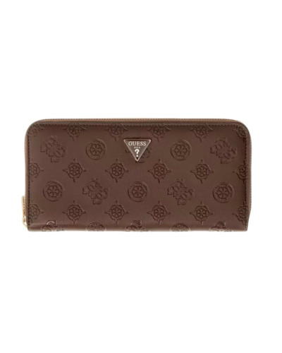 Portafoglio donna Guess Diana slg chocolate logo A27GU02 PD9727146