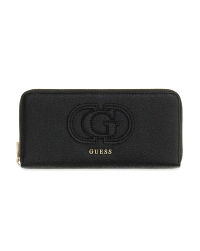 Portafoglio donna Guess Isola SLG zip around black A27GU04 BG9905146