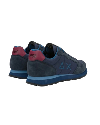Sneaker running Sun68 Tom Solid 0735 navy blue/ bordeaux U27SU08 Z46101