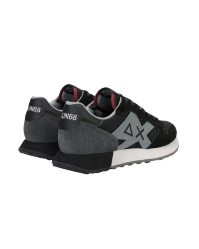 Sneaker Sun68 Jaki 2.0 Solid suede/ nylon nero 11 U27SU10 Z46121