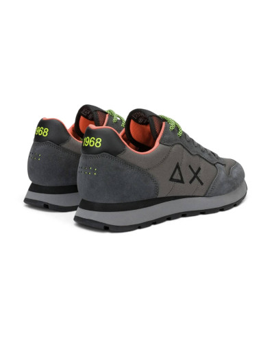 Sneaker running Sun68 Tom Fluo 47 grigio scuro U27SU14 Z46102