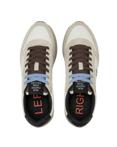 Sneaker running Sun68 Tom Solid 01 bianco panna U27SU17 Z46101