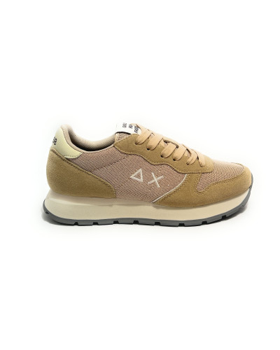 Sneaker Sun68 Ally glitter textile 16 beige D27SU12 Z46204