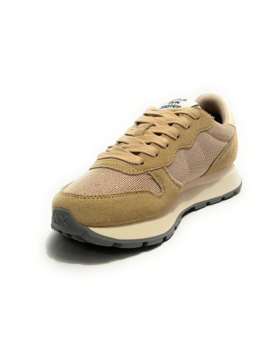 Sneaker Sun68 Ally glitter textile 16 beige D27SU12 Z46204