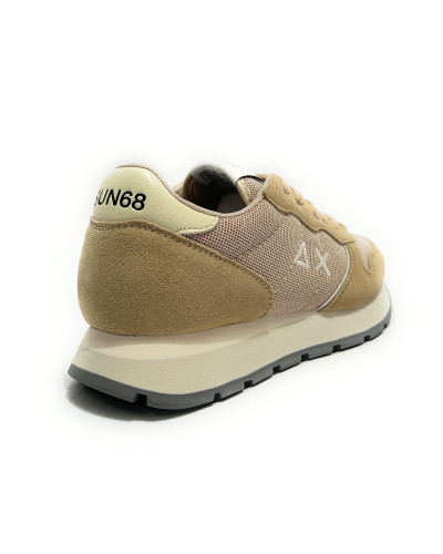 Sneaker Sun68 Ally glitter textile 16 beige D27SU12 Z46204