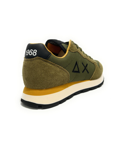 Sneaker running Sun68 Tom Solid 19 militare U27SU19 Z46101