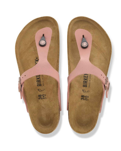 Sandalo donna Birkenstock Gizeh BS Birko-Flor Nubuck pink clay DS26BI24 1033151