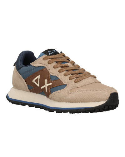 Sneaker uomo Sun68 Jaki bicolor 77 beige scuro U27SU11 Z46122