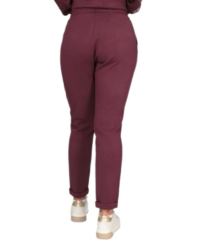 Pantalone da sub donna Liu Jo red aubergine E27LJ12 TF6284 J3958 91718