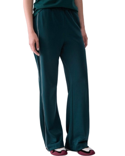 Pantalone donna Liu Jo in felpa lungo green E27LJ14 TF6054 F0778 D3022