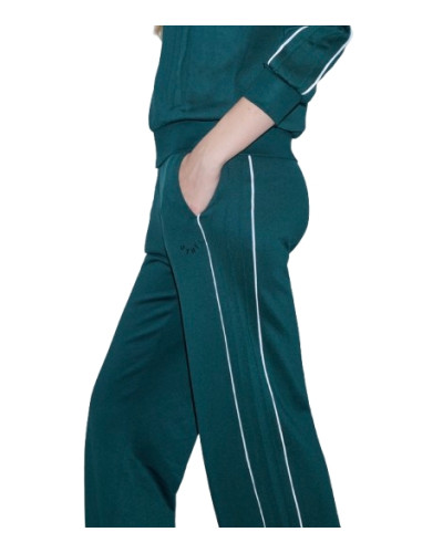 Pantalone donna Liu Jo in felpa lungo green E27LJ14 TF6054 F0778 D3022