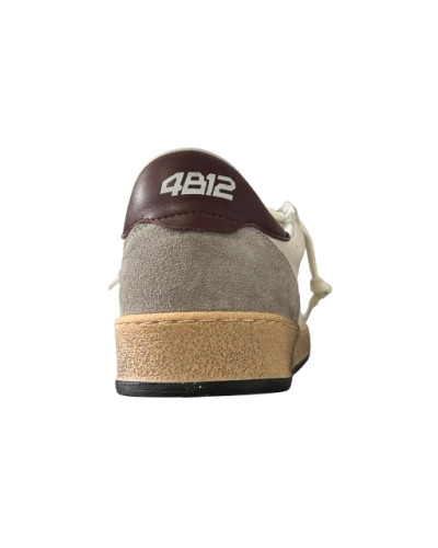 Scarpe uomo 4B12 sneakers white/ elba/ rubis U27QB03 PLAYNEW-U1039