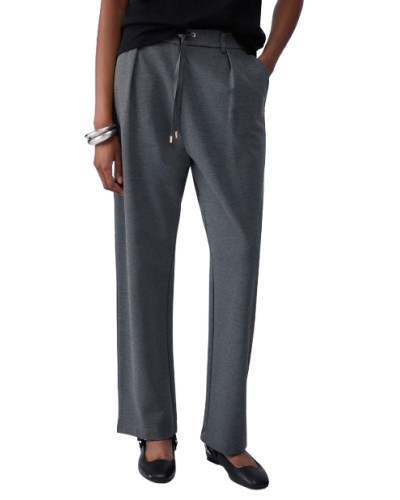 Pantalone donna Liu Jo in jersey lungo acciaio grigio E27LJ21 TF6220 J3970 02062