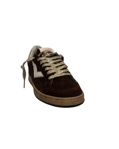 Sneaker donna 4B12 coffee D27QB03 PLAYNEW-D2031
