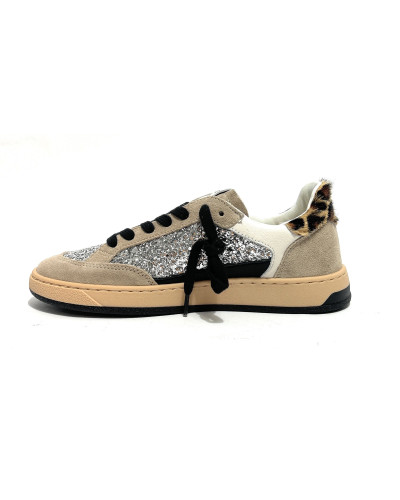 Sneaker donna SVNTYSX 7/6 Stay-D24 platinum/ leo D27SV04
