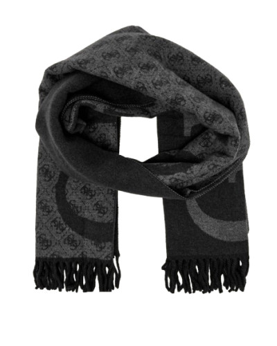 Sciarpa uomo Guess Milano nero multilogo C27GU18 AM9667POL03