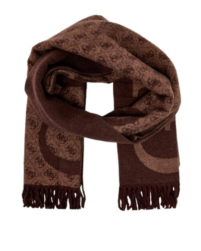 Sciarpa uomo Guess Milano marrone multilogo C27GU17 AM9667POL03
