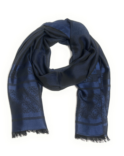 Foulard donna Guess blu multilogo C27GU14 AM9653VIS03