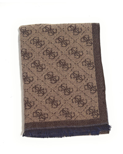 Sciarpa uomo Guess marrone multilogo C27GU15 AM9665POL03
