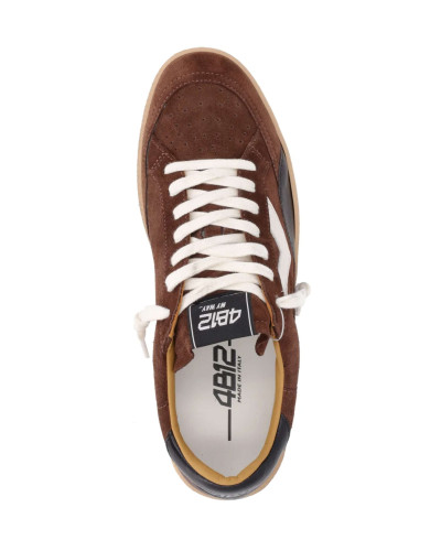 Scarpe uomo 4B12 sneakers chocolate taste U27QB06 PLAYNEW-U1024