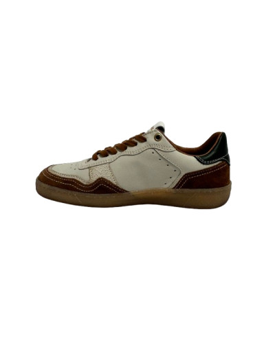 Scarpe uomo Blauer sneaker in pelle bianco/verde/marrone U27BU02 F6MURRAY22/CRK