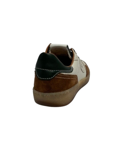Scarpe uomo Blauer sneaker in pelle bianco/verde/marrone U27BU02 F6MURRAY22/CRK