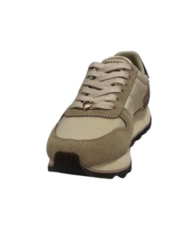 Scarpe donna Blauer sneaker pelle/tessuto/ecopelle cream/pink D27BU04 F6MILLS01/GLI
