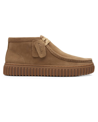 Polacchino uomo Clarks Torhill Hi dark sand suede U27CL01 26173663