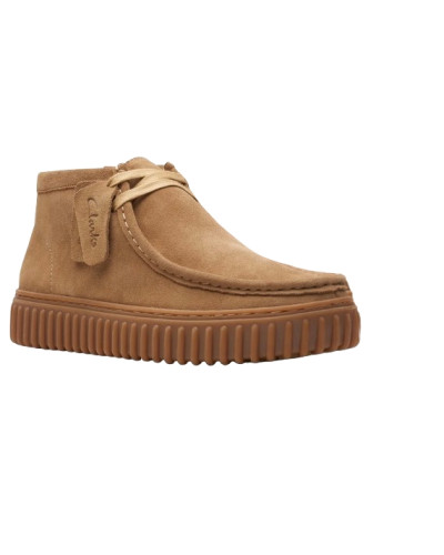 Polacchino uomo Clarks Torhill Hi dark sand suede U27CL01 26173663