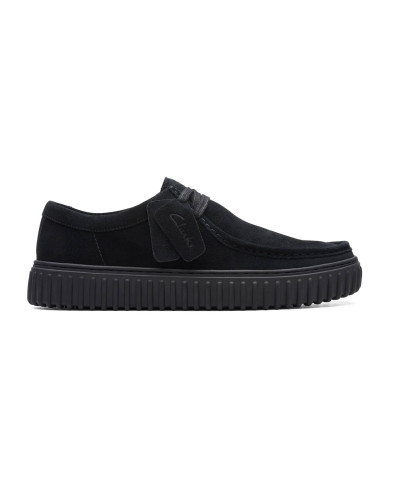 Allacciata uomo Clarks Torhill Lo black sde leather U27CL05 26172019