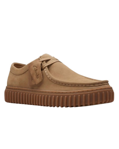 Allacciata uomo Clarks Torhill Lo dark sand suede U27CL03 26173471