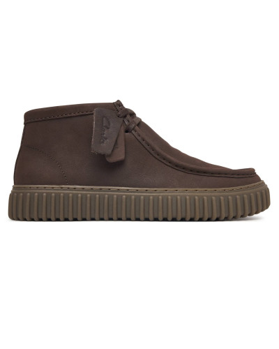 Polacchino uomo Clarks Torhill Hi dark brown leather U27CL02 26327242