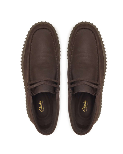 Polacchino uomo Clarks Torhill Hi dark brown leather U27CL02 26327242