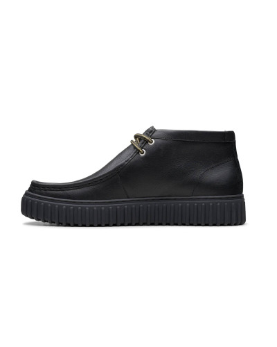 Polacchino uomo Clarks Torhill Hi black leather U27CL04 26178264