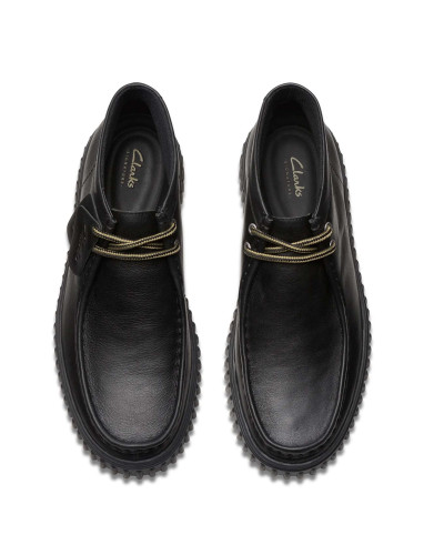Polacchino uomo Clarks Torhill Hi black leather U27CL04 26178264