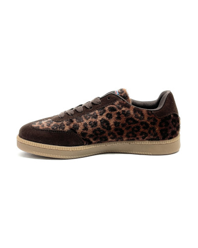Sneaker donna Gold&gold leopard/camel D27GG06 GB1112