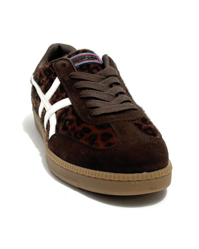 Sneaker donna Gold&gold leopard/camel D27GG06 GB1112