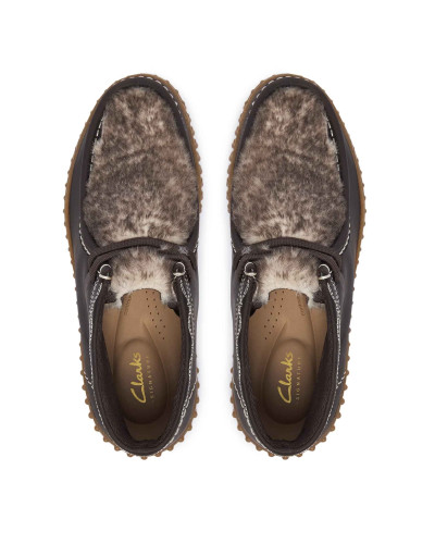 Polacchino donna Clarks Torhill Penny Moss dark brown interest D27CL02 26327772