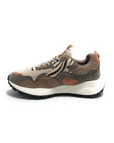 Sneaker donna Gold&gold khaki D27GG04 GB1000