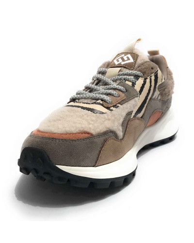 Sneaker donna Gold&gold khaki D27GG04 GB1000