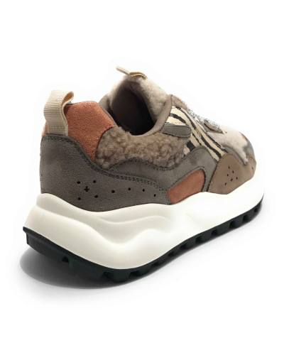Sneaker donna Gold&gold khaki D27GG04 GB1000
