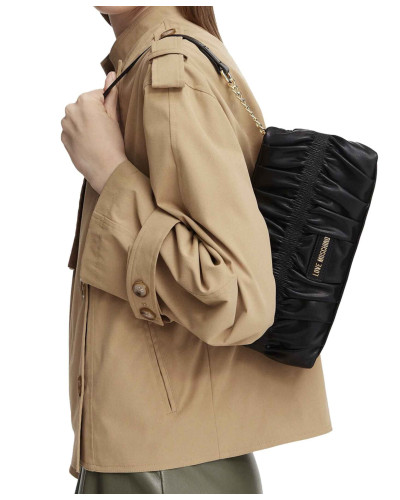 Borsa donna Love Moschino a spalla in ecopelle nero B27MO28 JC4089PP1PLU0000