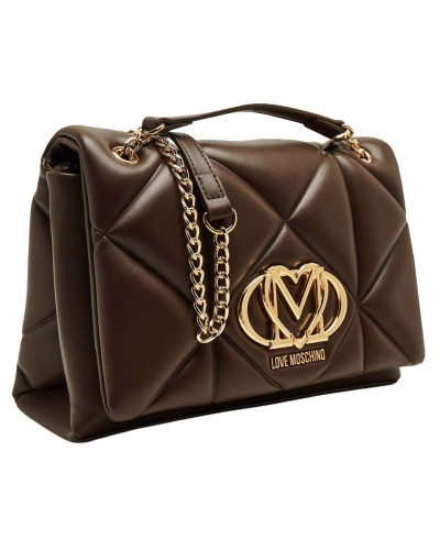 Borsa donna a spalla/ tracolla Love Moschino cioccolato B27MO29 JC4041PP1PLC0300